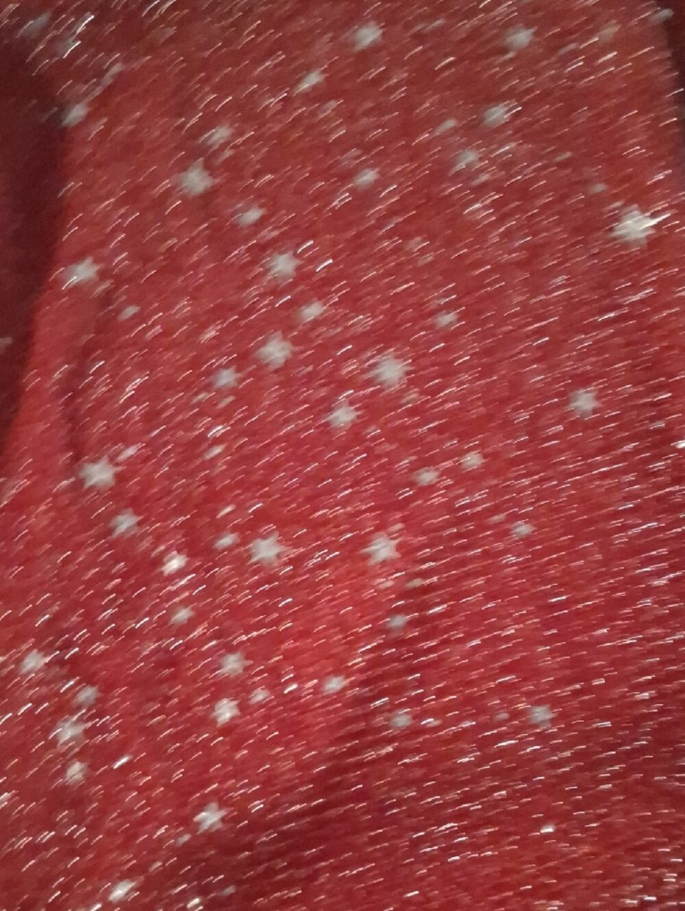 Mangopop Shimmering Red Sequin Sheer High Neck Top - Size Small - Picture 4 of 7